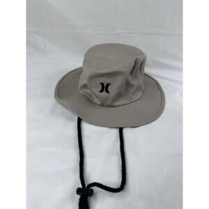 Hurley Bucket BOONIE Hat Outdoor Khaki with Rope Tightner